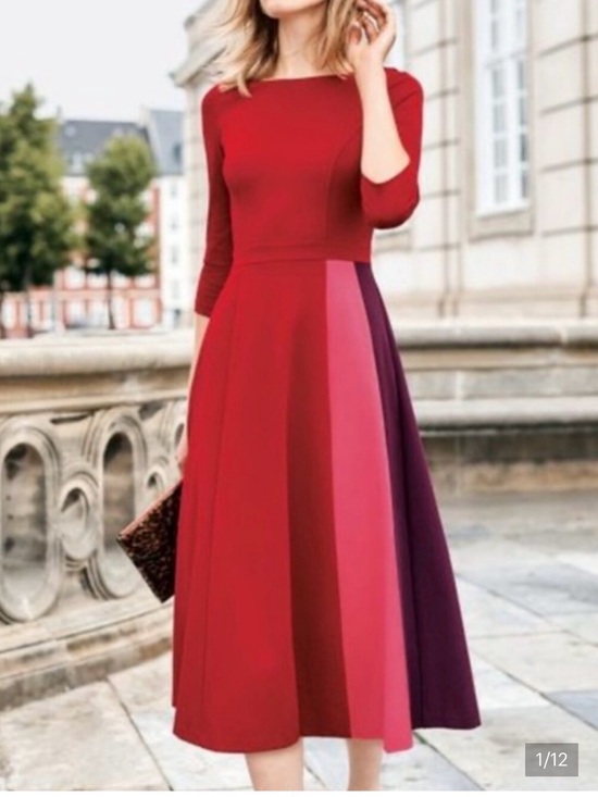 Boden Dresses & Skirts - Beautiful Boden Claudia red dress 6